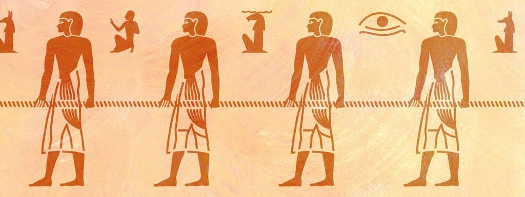 Wandschablone Egypt Ägypten
