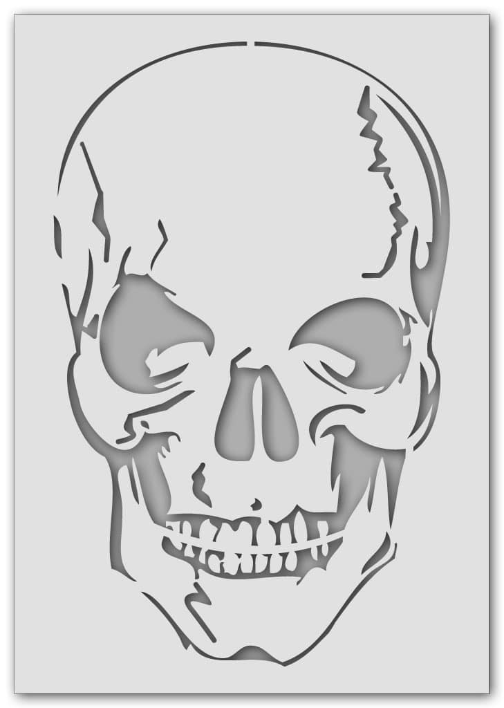 Schablone Totenkopf / Skull