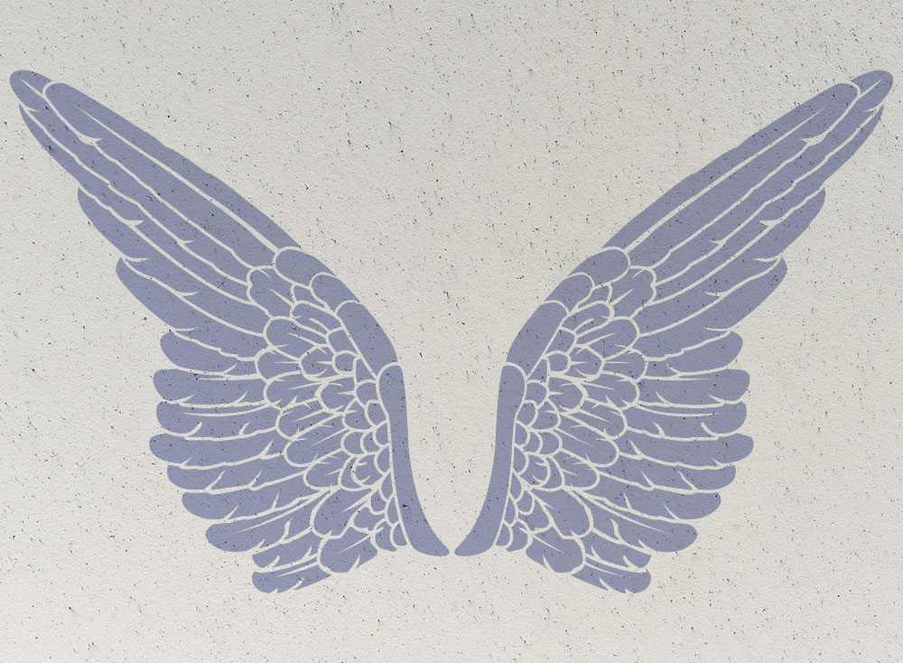 Stencil wings